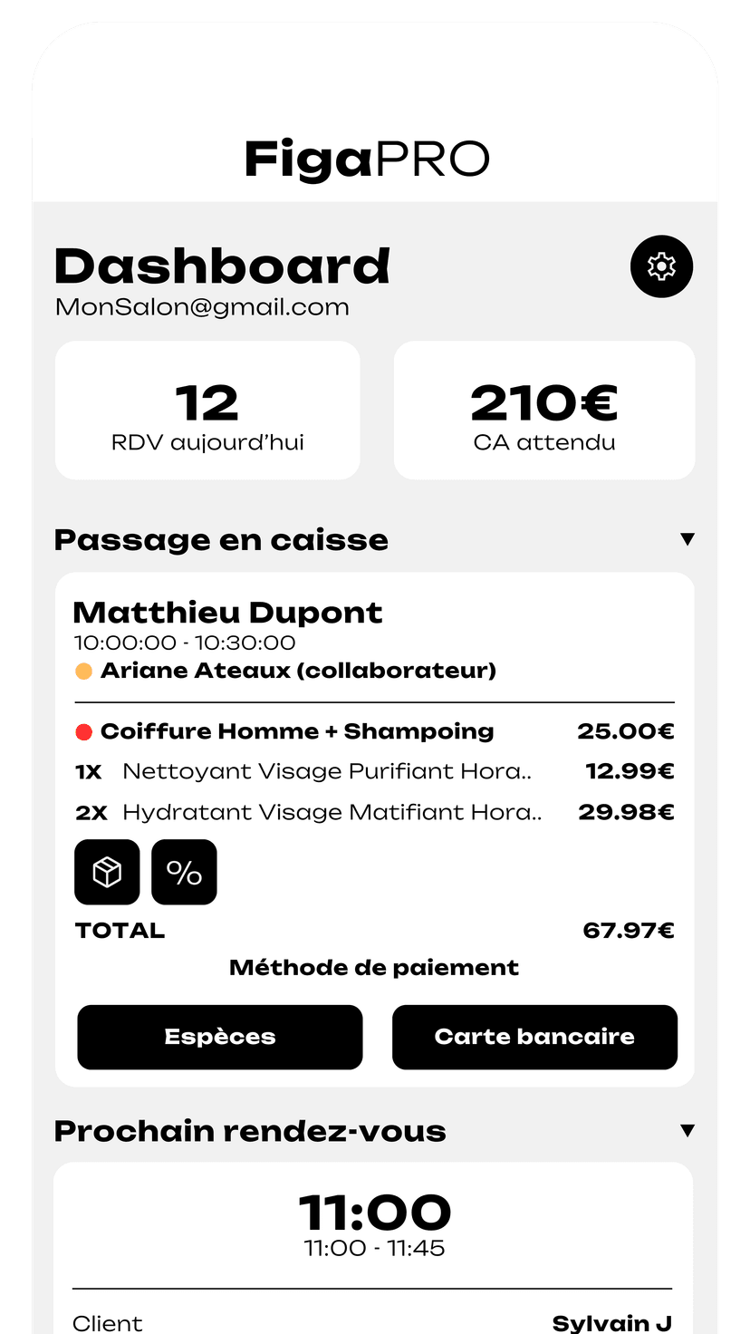 Une app complète