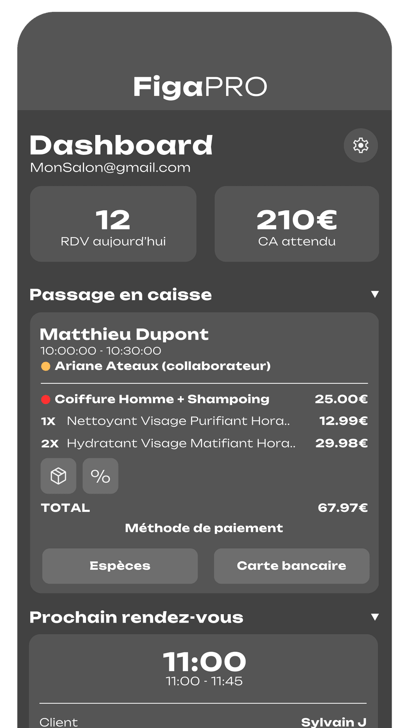Une app complète