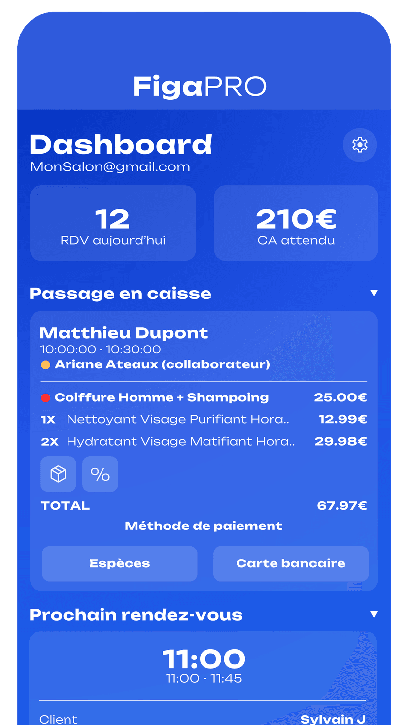 Une app complète
