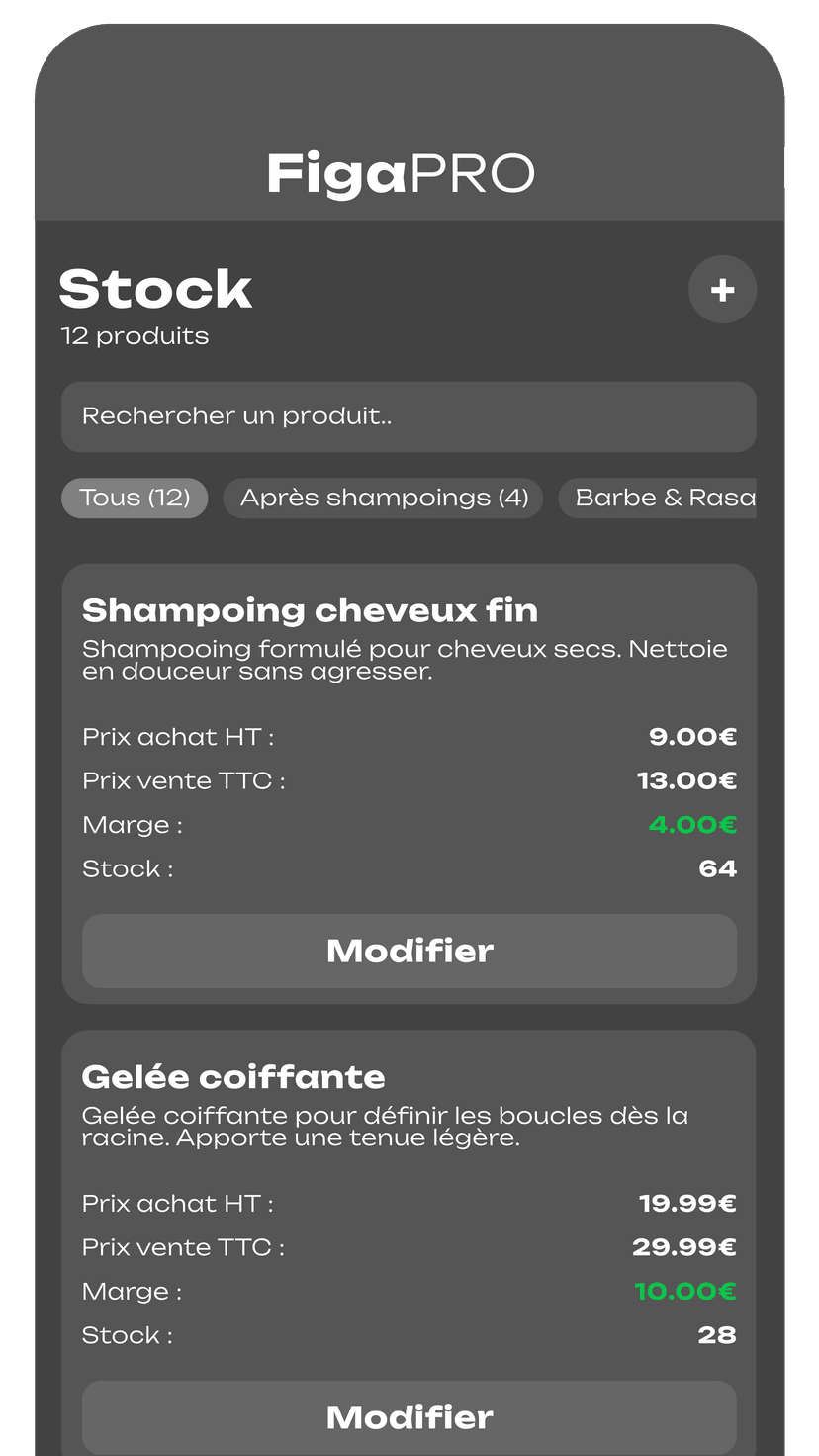Une app complète