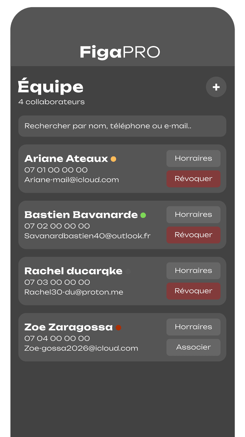 Une app complète