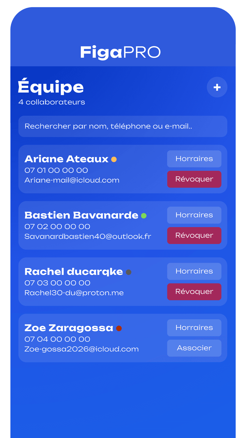 Une app complète