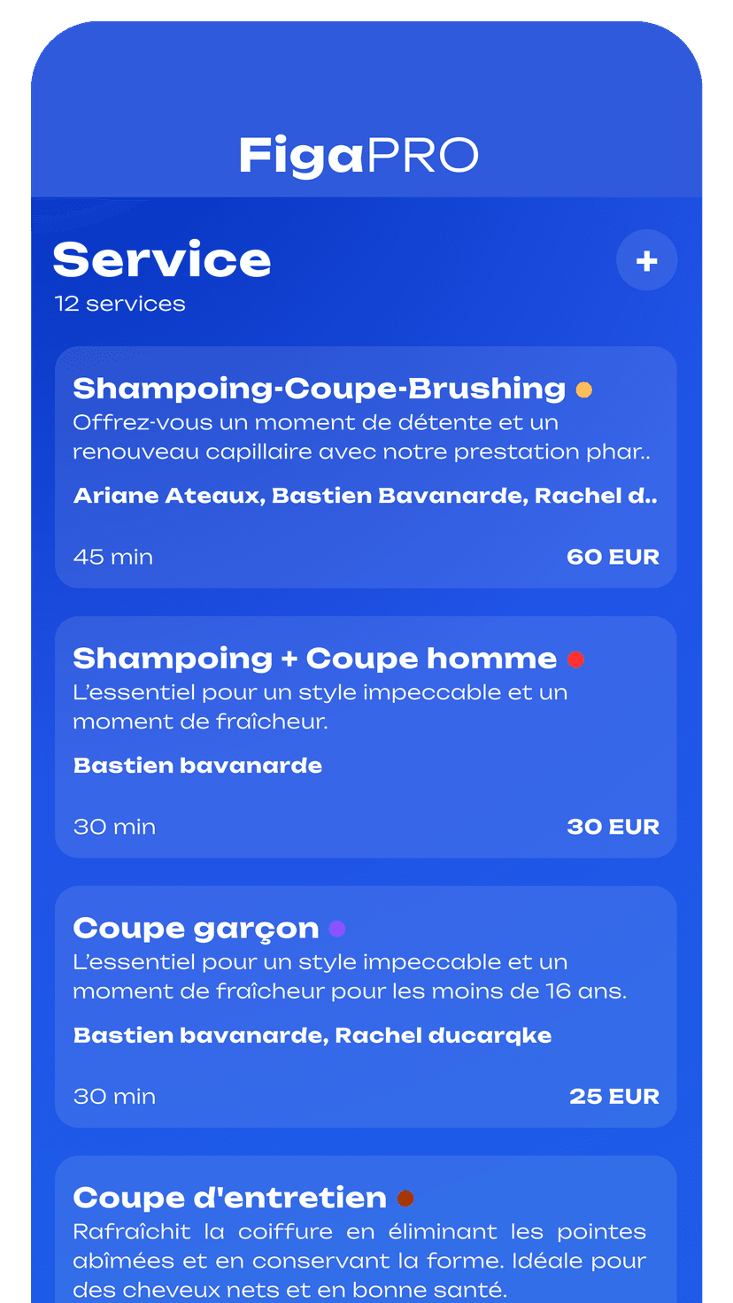 Une app complète